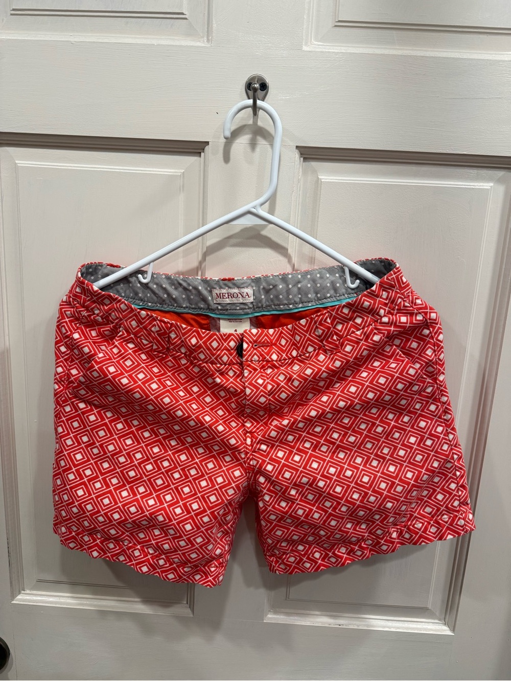 Merona Red Diamond-Print women’s